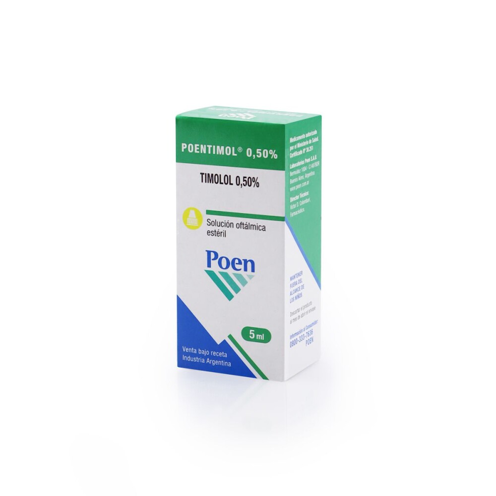 POENTIMOL 0.50% GOTAS CJ X 5 ML. única