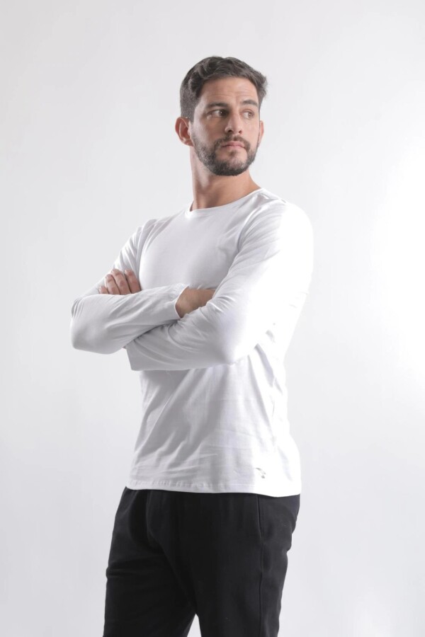 Remera de Algodón. BLANCO