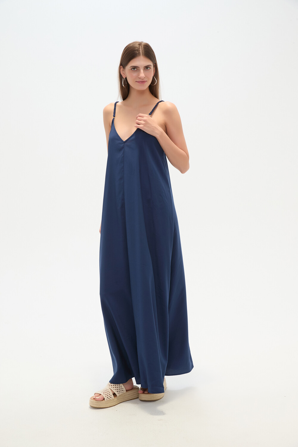 Vestido Bando Azul Marino