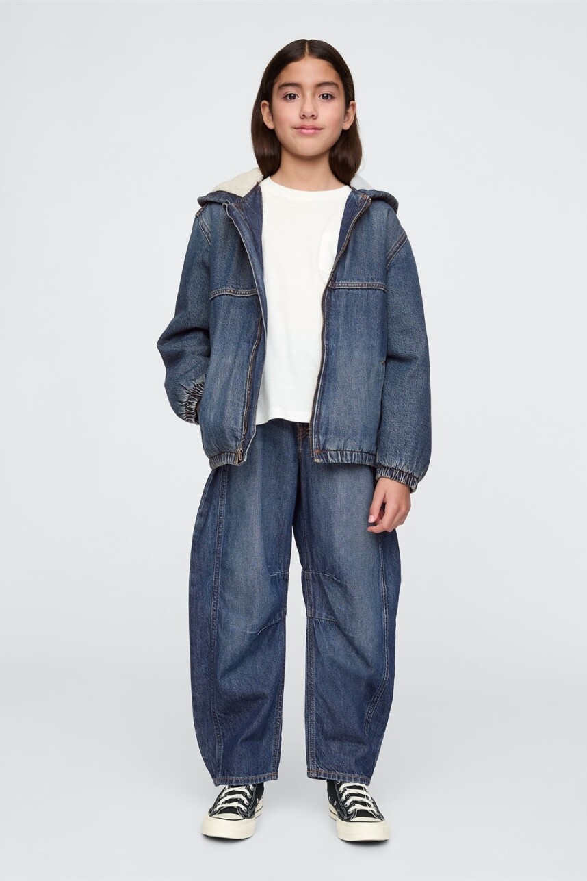 Jean Horseshoe Niña Dark Wash