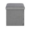 BAUL ORGANIZADOR GRIS CL C/TAPA 38X38X38CM Unica