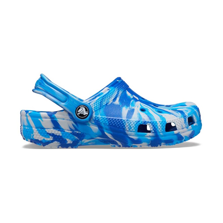 Classic Marbled Clog K - Niños Blue Bolt/multi