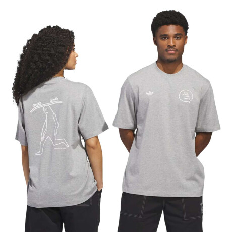 Remera Adidas Mark Gonzales Gris