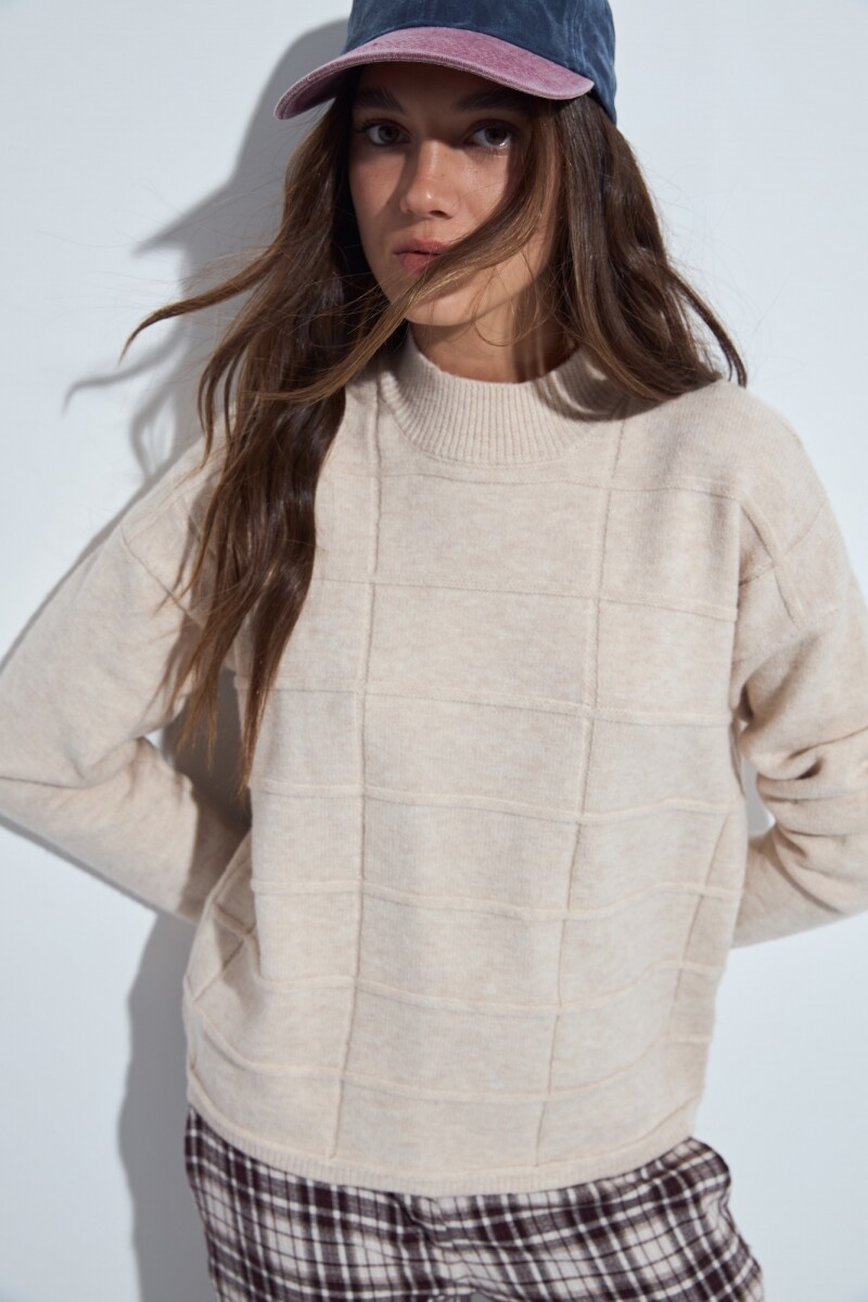 POLERA COLMAL Beige Melange