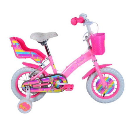 Bicicleta Mattel Barbie Rodado 12 Rosado