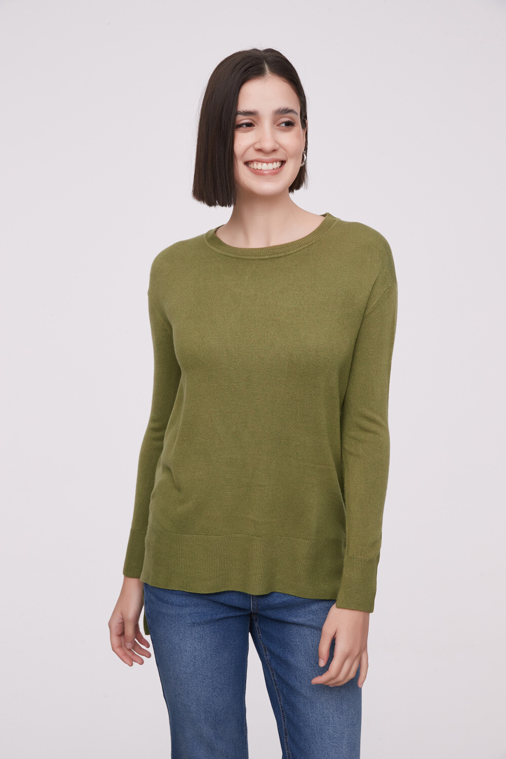 Sweater Baidai Verde Oliva