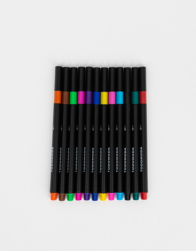 Lapices y Lapiceras Microfibra Set De Microfibras De Colores - Combinacion Multicolor