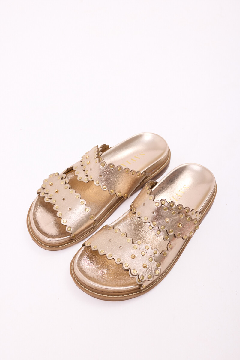 SANDALIA MORANGO - Dorado 