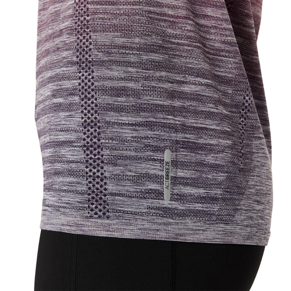 Seamless Ss Top - Mujer Coral Reef/greyish Purple