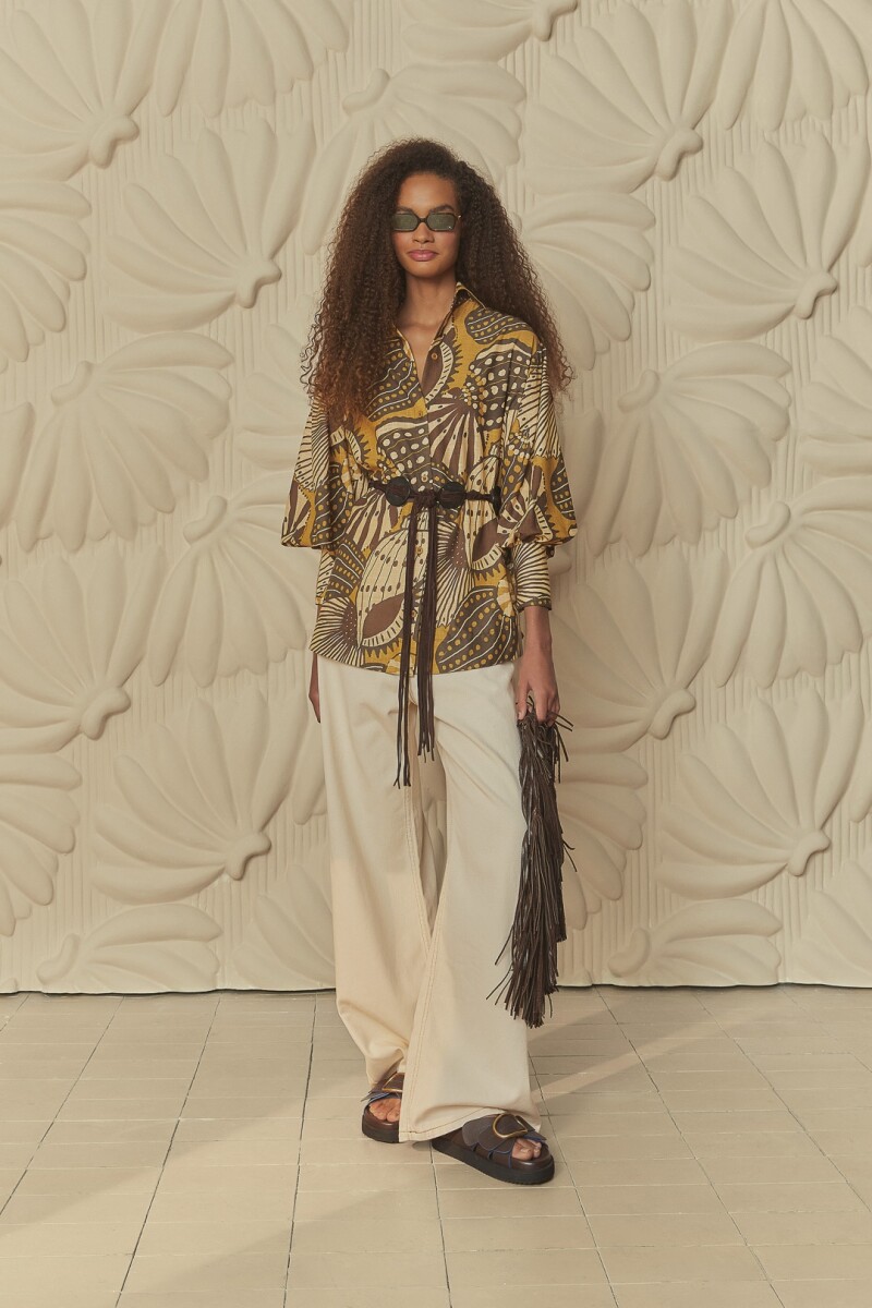 PANTALON RELAXED Blanco