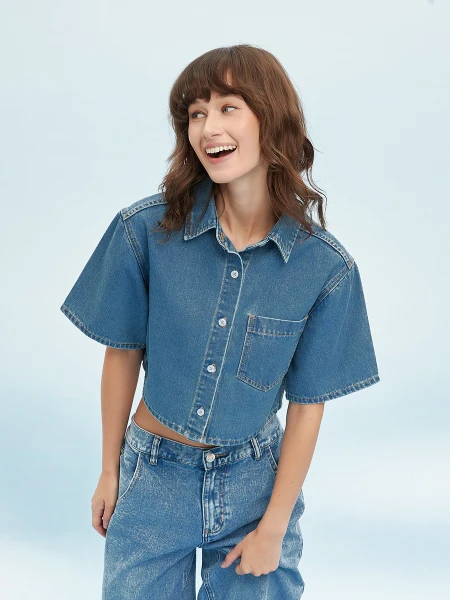 CAMISA OASIS AZUL
