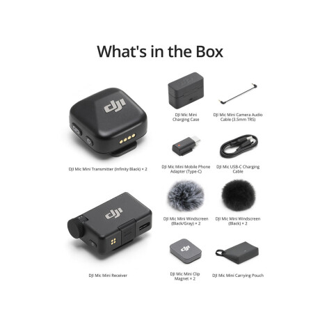 Micrófono Solapero Inalámbrico DJI Mini Micrófono Solapero Inalámbrico DJI Mini