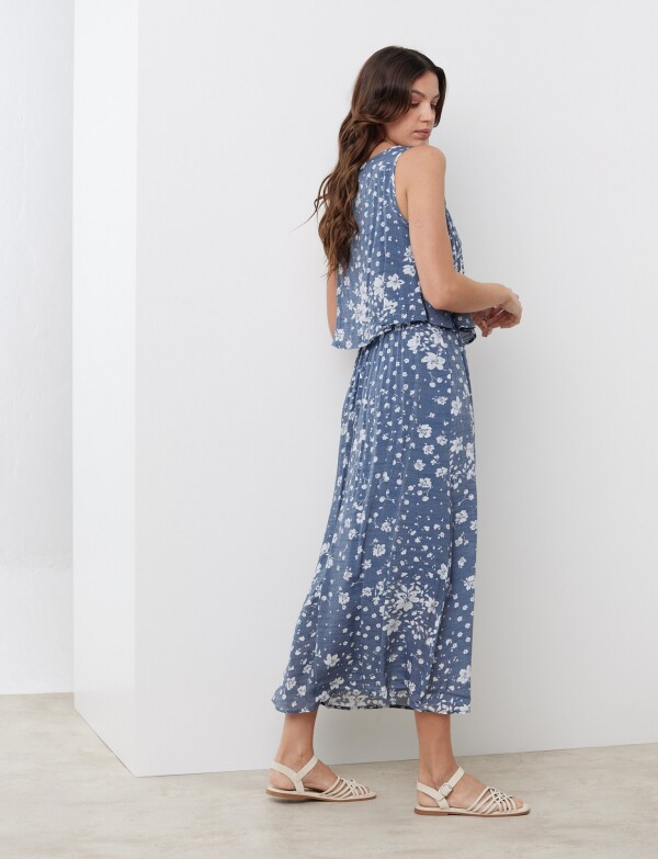 Vestido Maxi AZUL/BLANCO
