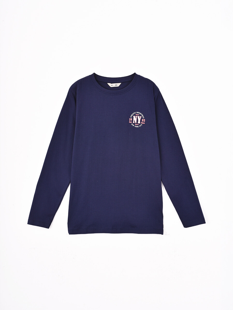 REMERA HENRY - AZUL OSCURO 