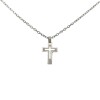 Dije Cruz calada-Plata 925 esterlina-Sin piedra-CP3180 sinpiedra
