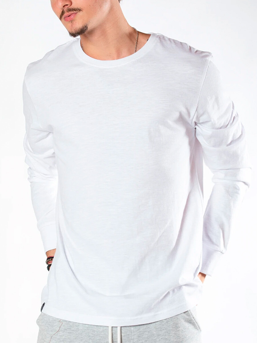 T-SHIRT ML ROLAN DIXIE - Blanco 