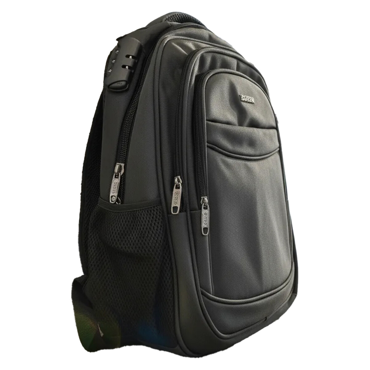 Mochila Sport 18" Para Notebook Candado Integrado Reforzada - Gris 