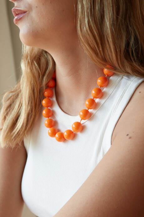 COLLAR VILMA NARANJA