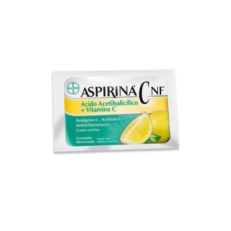 Aspirina C Analgésico y Antifebril con Aspirina + Vitamina C x 24 sobres sabor Limón Aspirina C Analgésico y Antifebril con Aspirina + Vitamina C x 24 sobres sabor Limón