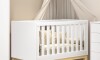 Cuna Convertible Bebé - Noah Blanco