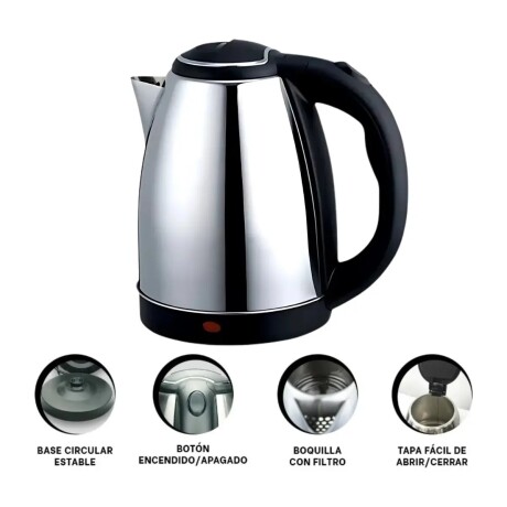 Jarra Eléctrica Wonderful 1.8 Litros Acero Inoxidable INOX