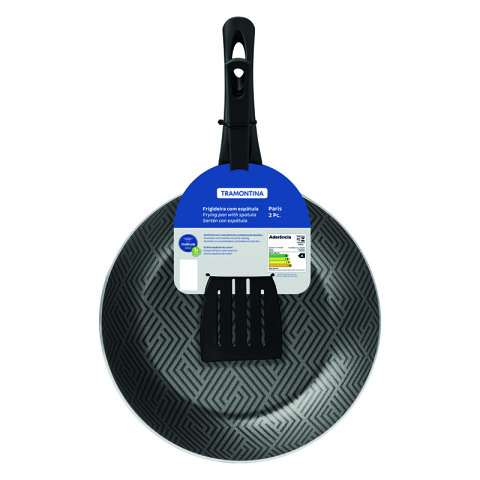 Sartén con espátula modelo "PARIS", Ø28cm -TRAMONTINA TR5614
