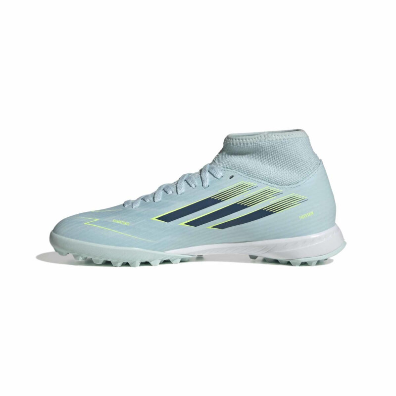 Championes Futbol5 Adulto Adidas F50 SPARKFUSION CLUB TF de Mujer - JQ4586 Celeste-negro