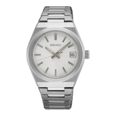 Reloj Seiko SUR573P1 para Mujer con correa de acero Plateado