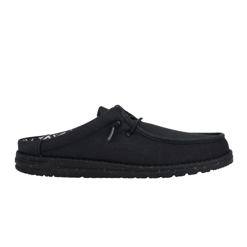 Wally Slip Stretch Canvas - Hombre Black/black
