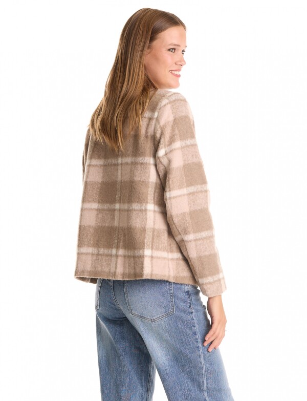 Chaqueta Cuadros TOSTADO/MULTI