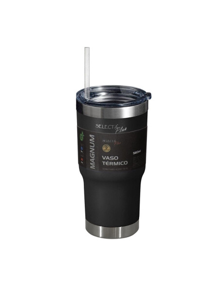VASO TERMICO C/SORBITO AC.INOX 560ML NEGRO VASO TERMICO C/SORBITO AC.INOX 560ML NEGRO