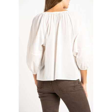 Blusa Allgodón Crudo