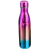 Botella térmica combinada de acero inoxidable colores metalizados de 500ml 652 Rosa/celeste