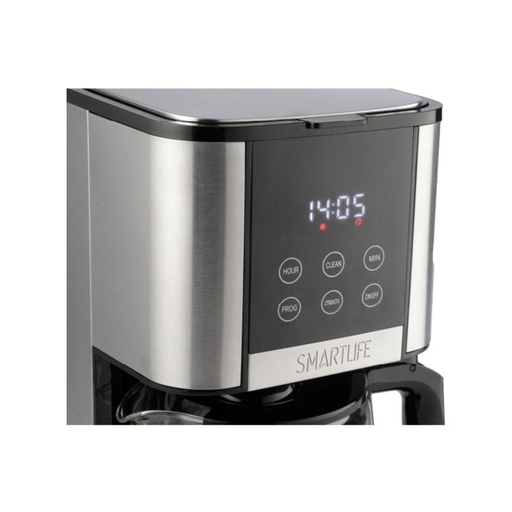 Cafetera de Filtro Digital Smartlife SL-CMD1520 1,5 L Programable Acero Inoxidable Cafetera de Filtro Digital Smartlife SL-CMD1520 1,5 L Programable Acero Inoxidable