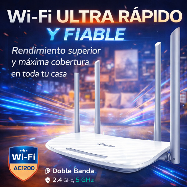 Router Tp Link Archer C86 Ac1900 Wifi Rj45 Mimo 3x3 ROUTER TP LINK ARCHER C86 AC1900