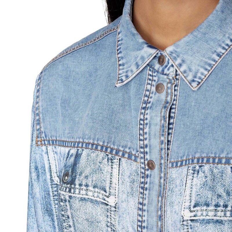 Vestido Para Mujer D-Anish Dress Blue Denim