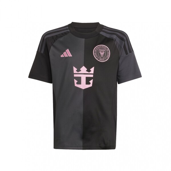 Camiseta Visitante Messi Inter Miami CF 25/26 (Niños) Grey Four / Sandy Pink / Preloved Scarlet