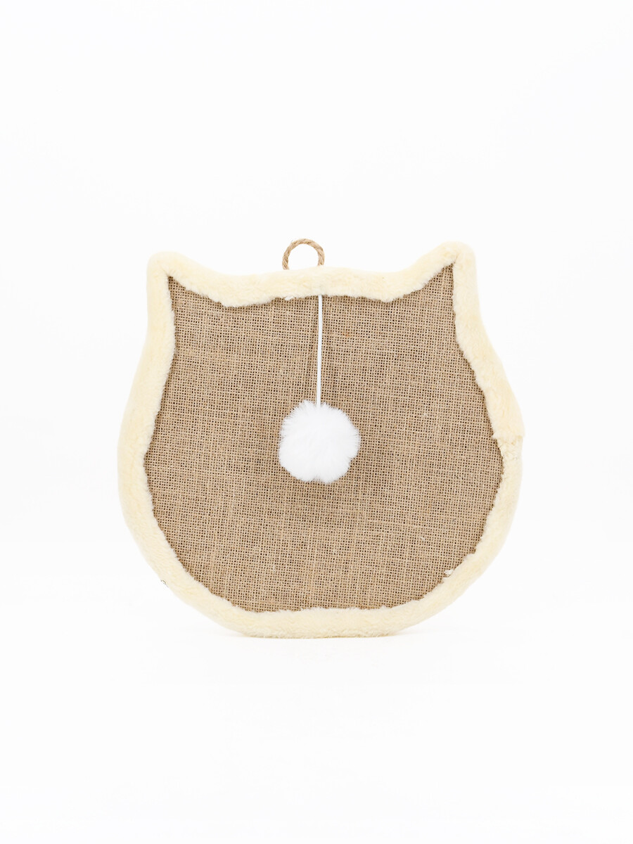 RASCASDOR FORMA CARA GATO - MARRON 