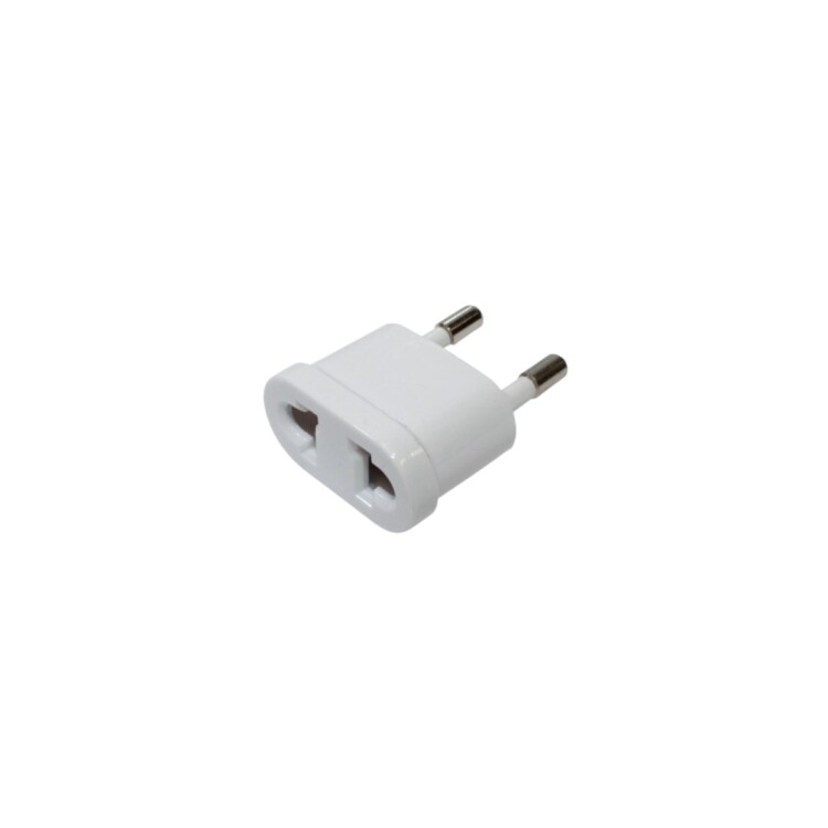 ADAPTADOR FICHA PASE AMERICANO BLANCO
