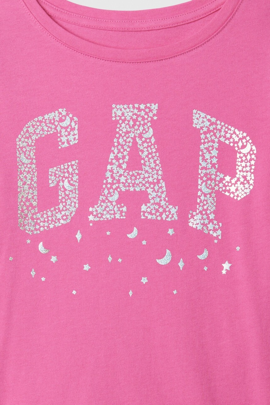 Remera Gráfico Manga Larga Niña Happy Pink