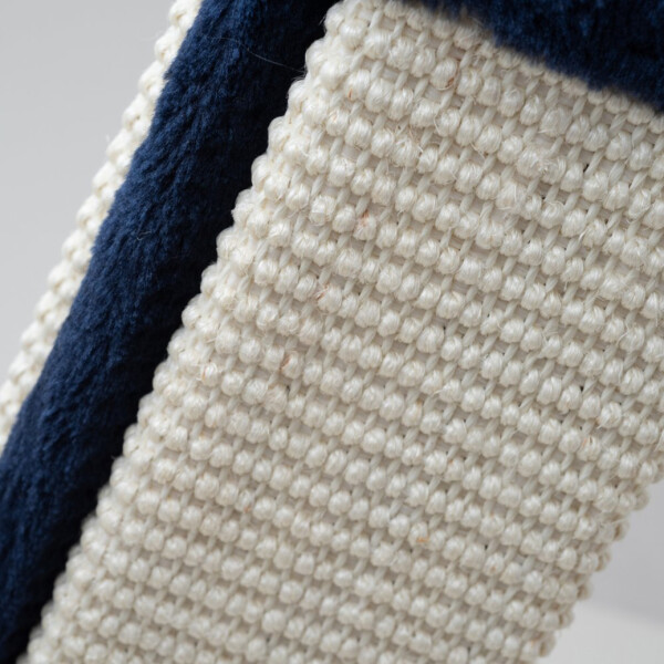 Rascador Gato Sillon Amurar Pared Tornillos Pom Pom Grande Variante Color Azul