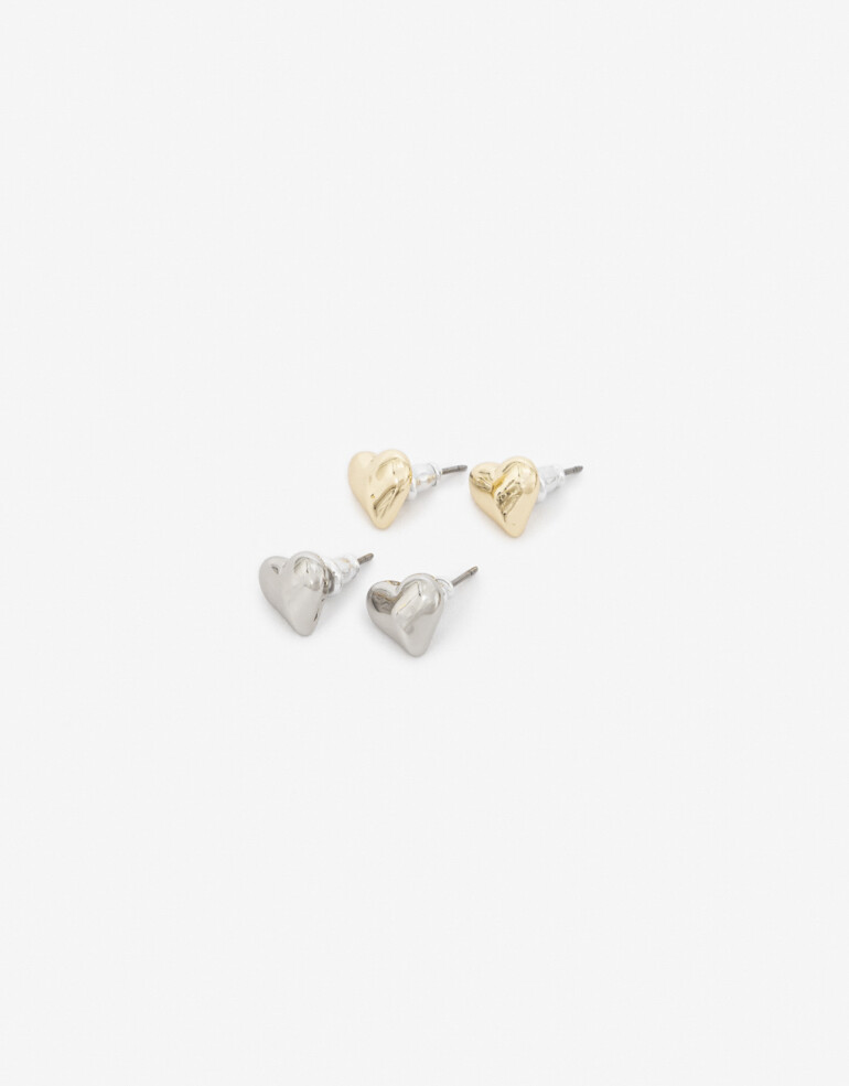 Aros Sets Metal Set De Aros Pasantes Biplating - Combinacion Bicolor