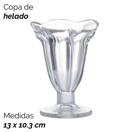 Copa De Helado X 6 Unidades 13x10,3cm Unica