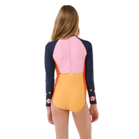 Lycra Rip Curl High Tide Ls Surfsuit Girl Multicolor