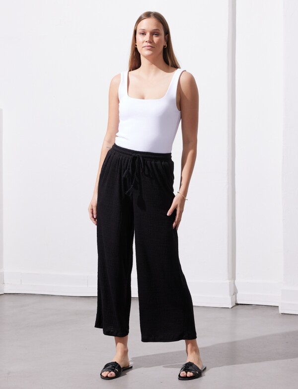 Pantalon Pull On NEGRO