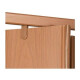 Puerta Pvc Corrediza Plegable Acordeon 210 X 90 Cm Marrón