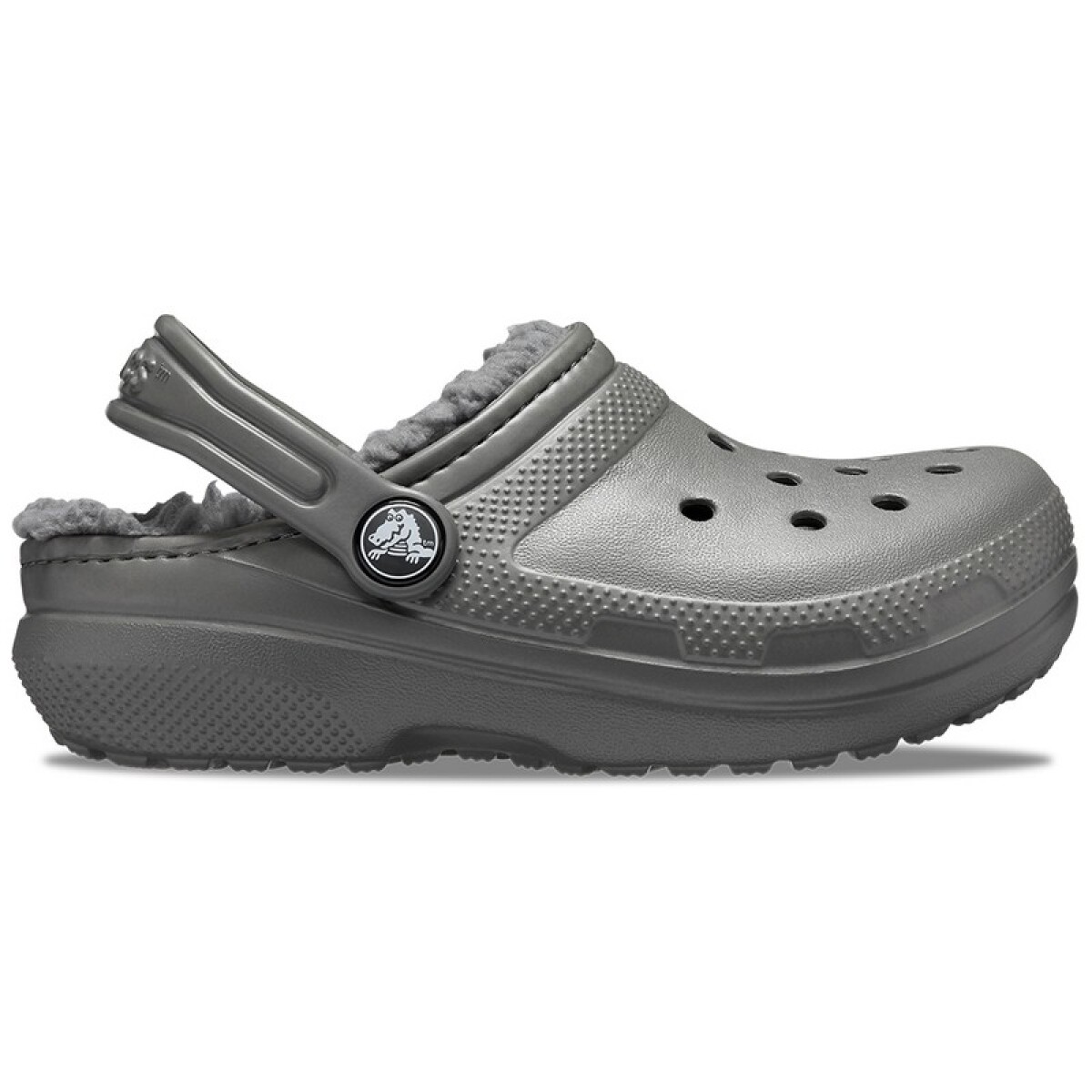 Patuflas Crocs Classic Lined - Gris 