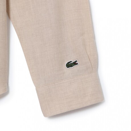 Camisa LACOSTE de Franela Brown