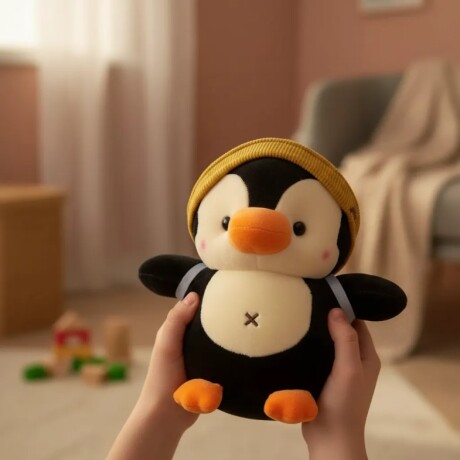 Peluche Pingüino Polar Algodón Altura 27cm Peluche Pingüino Polar Algodón Altura 27cm