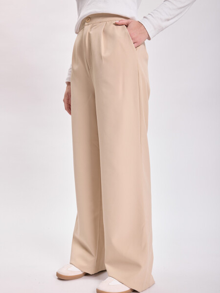 Pantalón de vestir Beige